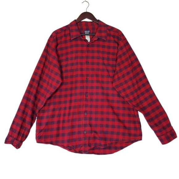 Patagonia Other - Patagonia Button Up Shirt Mens Size XL Long Sleeve Gingham Check Organic Cotton